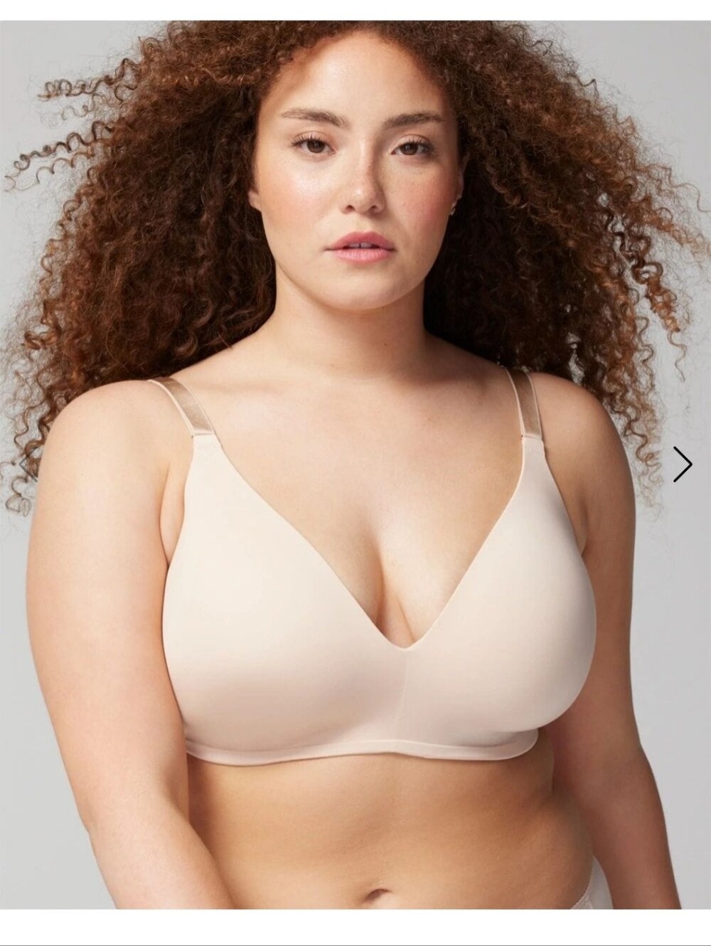 Soma Vanishing 360 Wireless Bra Color Pale Sand Size 38DD NWT